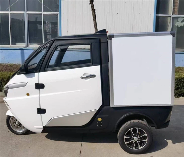 Low Speed Mini Electric Delivery Van Cargoes Trucks COC DOT